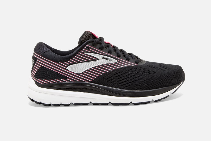 Brooks Herren Addiction 14 Laufschuhe Schwarz/Rosa/Silber Sale 050-241659